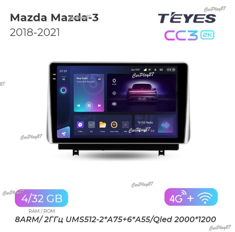 Магнитола штатная Mazda Mazda-3 2018