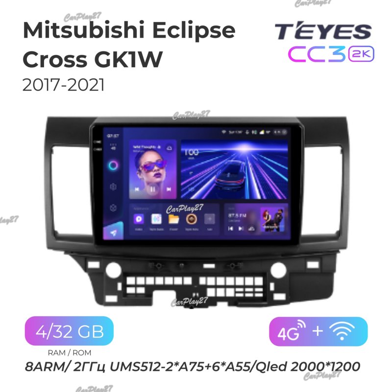 Магнитола штатная Mitsubishi Eclipse Cross 2017