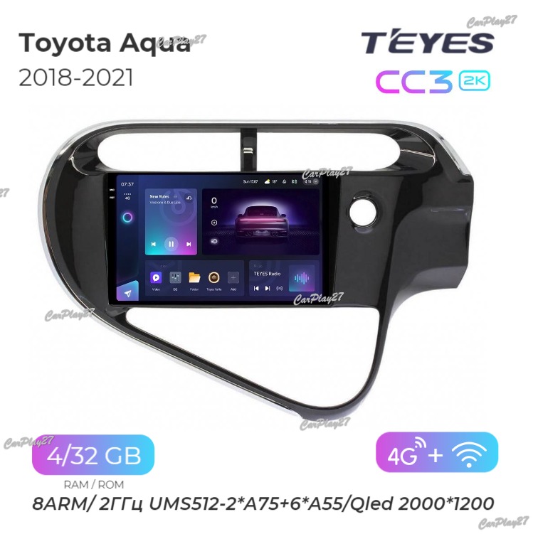 Магнитола штатная Toyota Aqua 2018