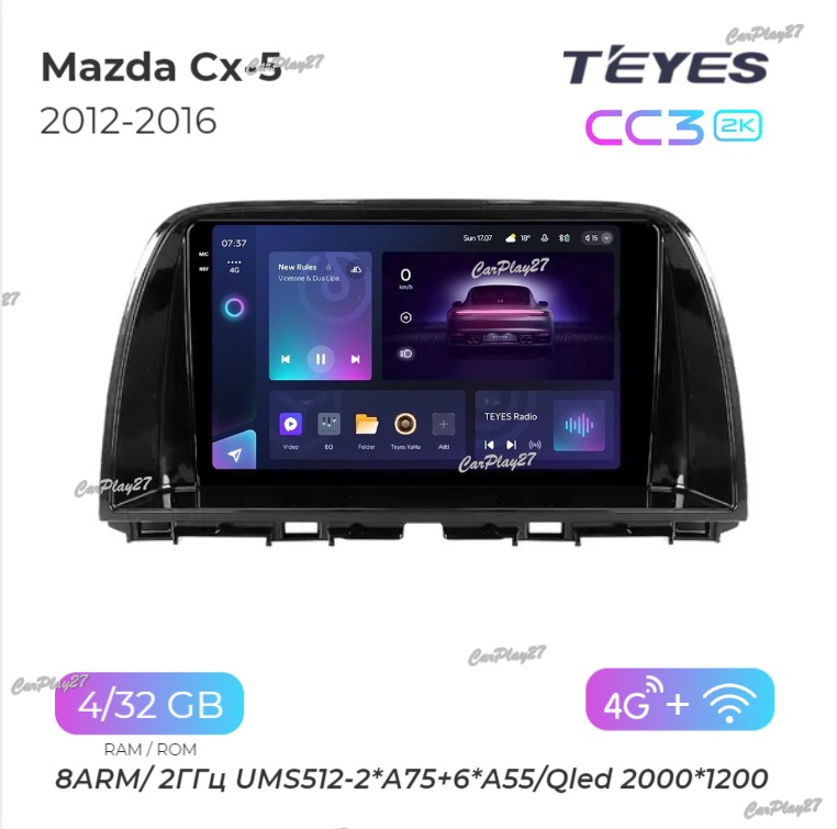 Магнитола штатная Mazda CX-5 2012