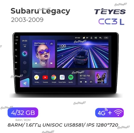 Магнитола штатная Subaru Legacy 2003