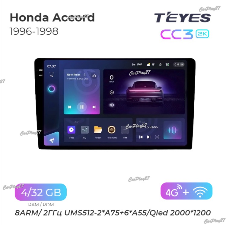 Магнитола штатная Honda Accord 1996