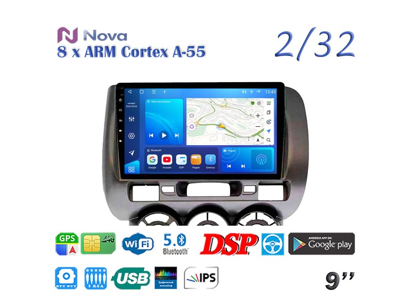 Магнитола штатная Honda Fit 2001