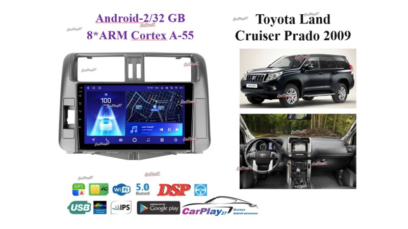 Магнитола штатная Toyota Land Cruiser Prado 150 2009