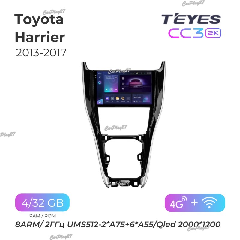 Магнитола штатная Toyota Harrier 2013