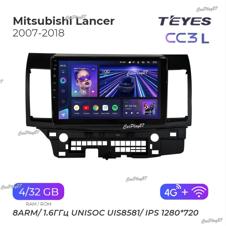 Магнитола штатная Mitsubishi Lancer 2007