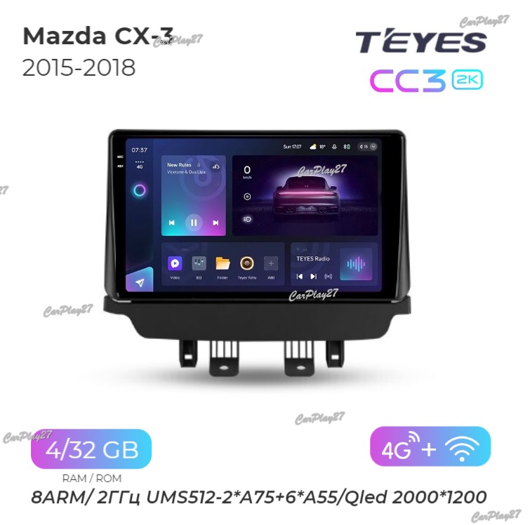 Магнитола штатная Mazda CX-3 2015