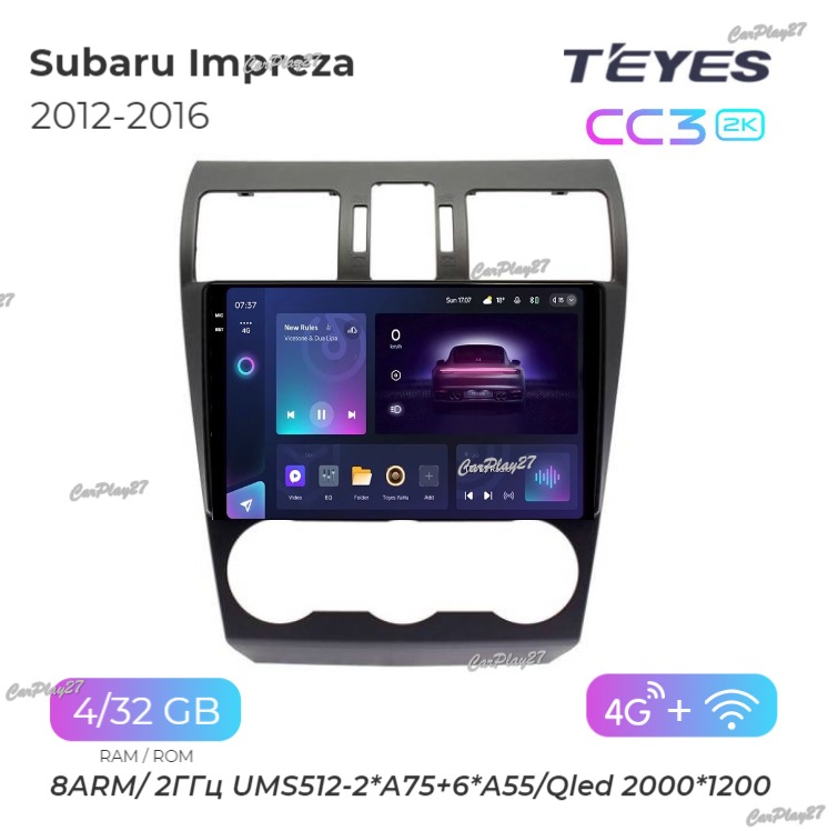 Магнитола штатная Subaru Impeza 2012