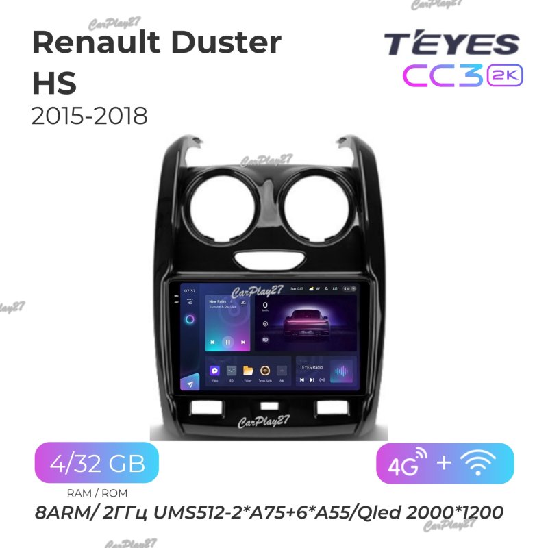 Магнитола штатная Renault Duster 2015