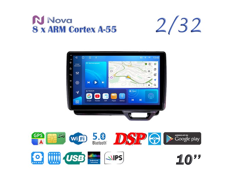 Магнитола штатная Honda N-Box 2017