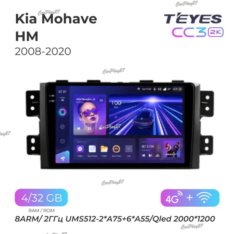 Магнитола штатная Kia Mohave 2008