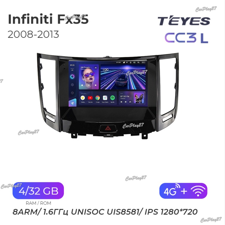 Магнитола штатная Infiniti FX35 2008