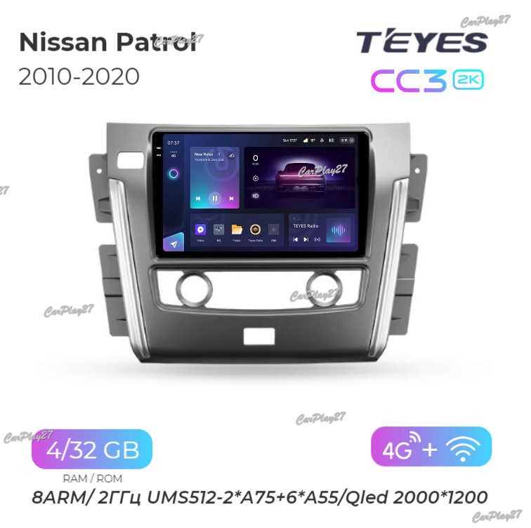 Магнитола штатная Nissan Patrol 2010