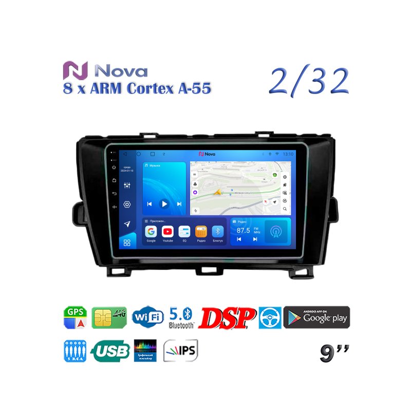 Магнитола штатная Toyota Prius 30 2009