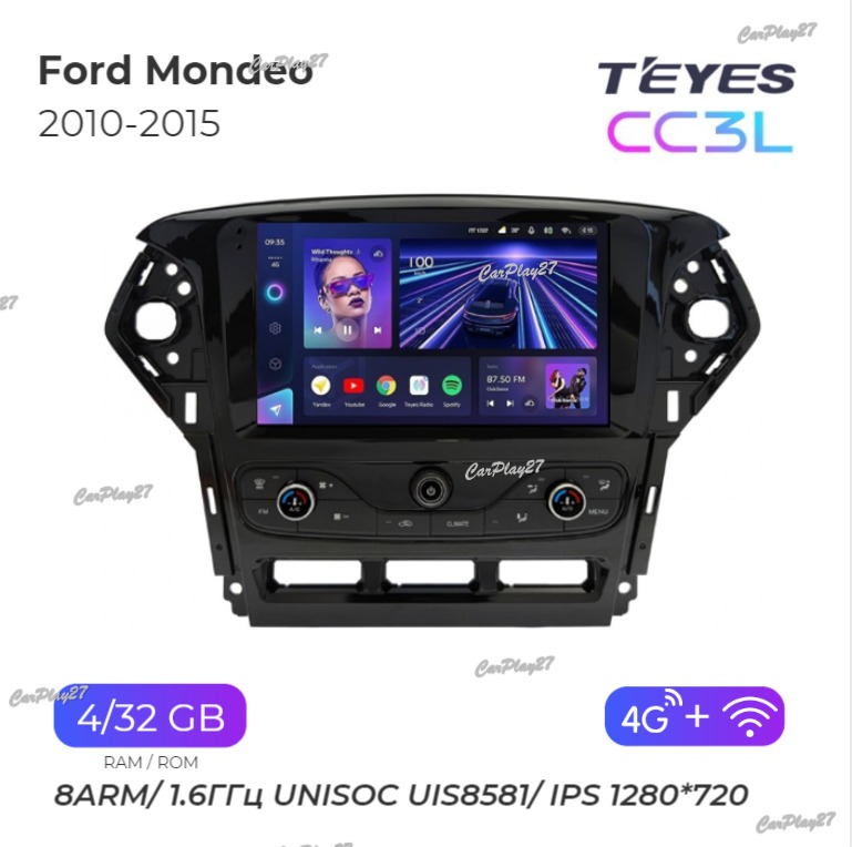 Магнитола штатная Ford Mondeo 2010