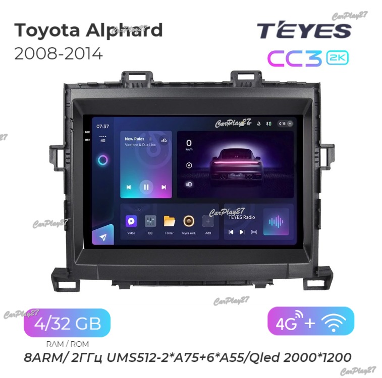 Магнитола штатная Toyota Alphard 2008
