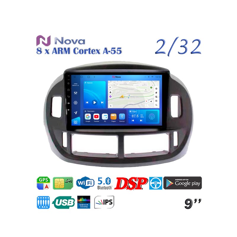 Магнитола штатная Toyota Estima 2000