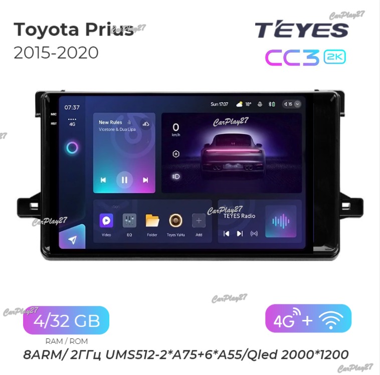 Магнитола штатная Toyota Prius 2015