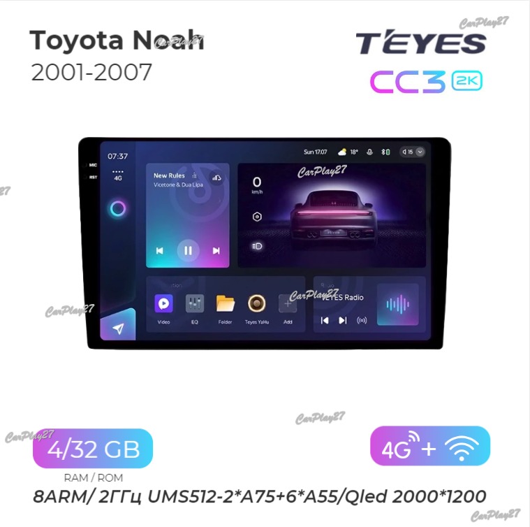 Магнитола штатная Toyota Noah 2001