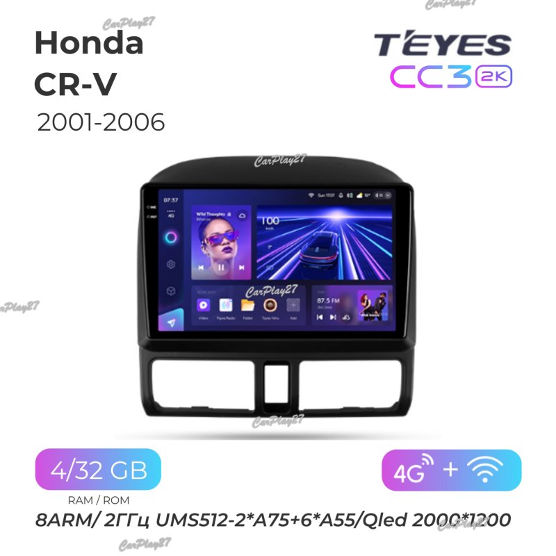 Магнитола штатная Honda CR-V 2001