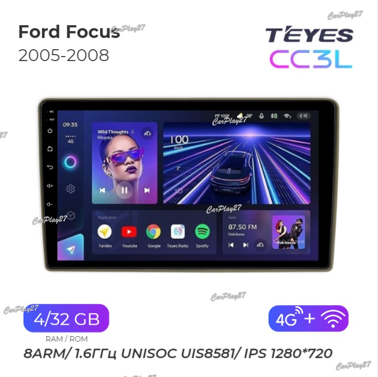 Магнитола штатная Ford Focus 2005