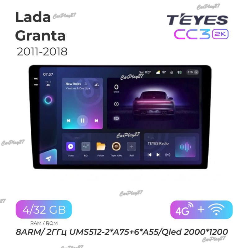 Магнитола штатная Lada Granta 2011