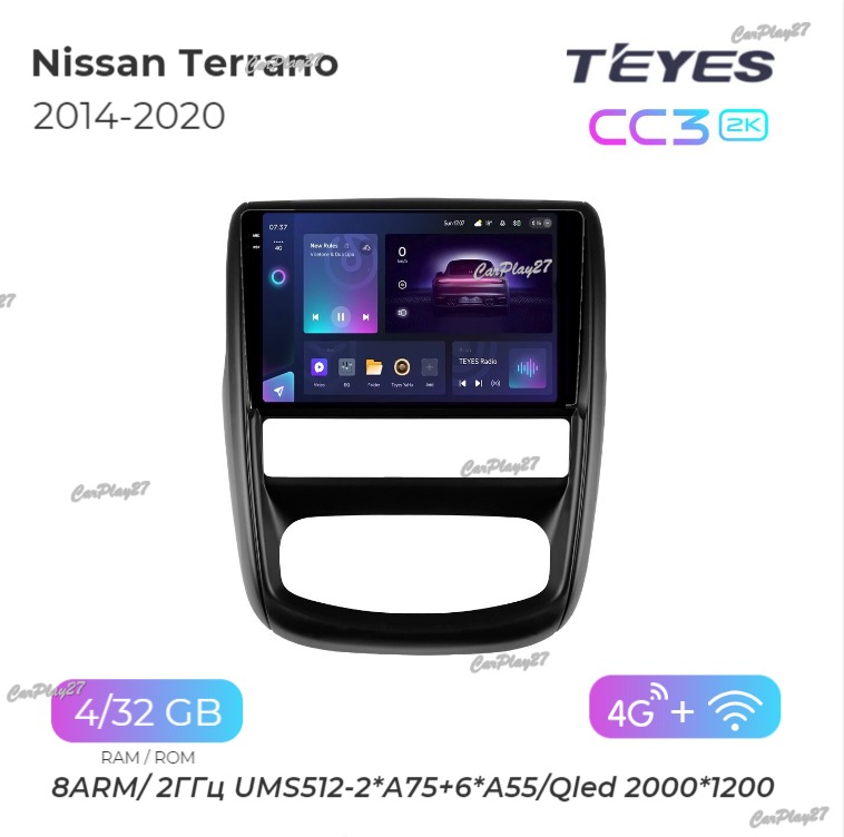 Магнитола штатная Nissan Terrano 2014