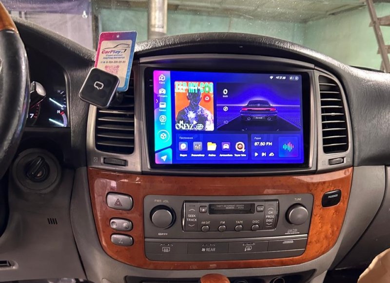 Магнитола штатная Toyota Land Crusier 100 2002