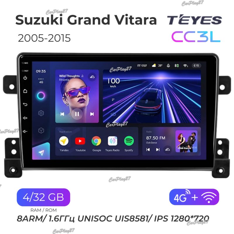 Магнитола штатная Suzuki Grand Vitara 2005