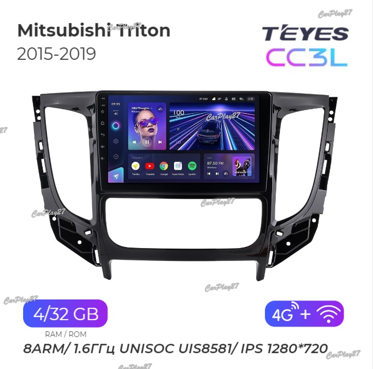 Магнитола штатная Mitsubishi Triton 2015