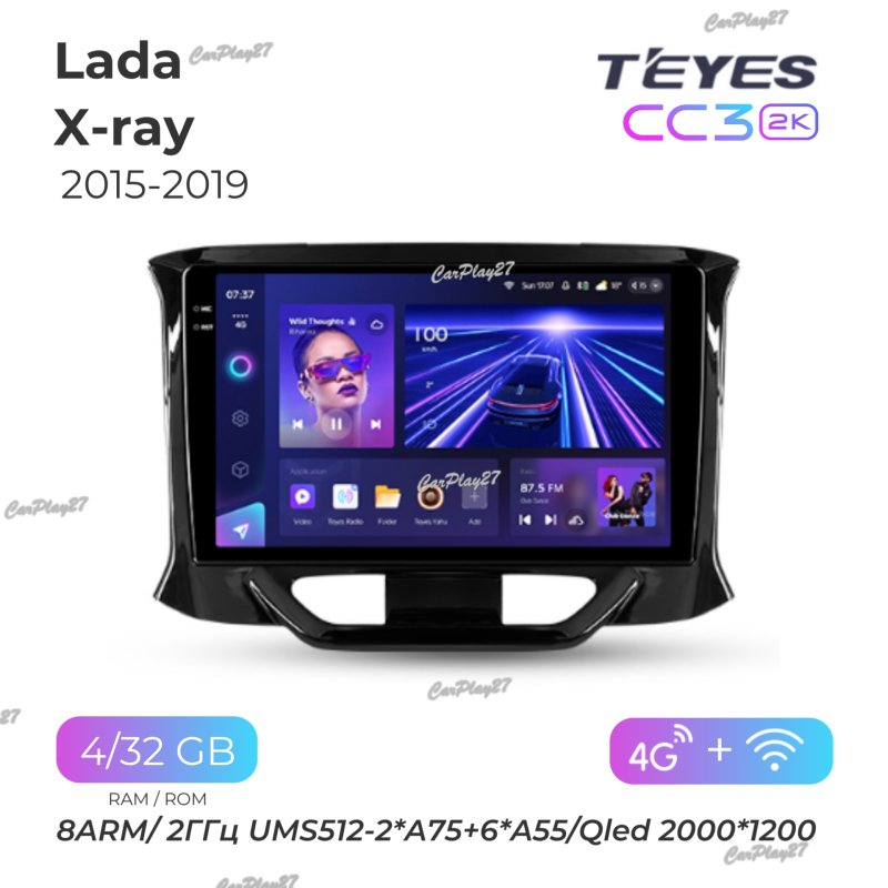 Магнитола штатная Lada X-Ray 2015