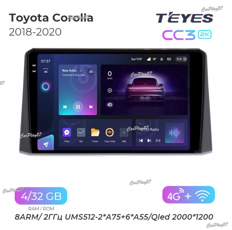 Магнитола штатная Toyota Corolla 2018