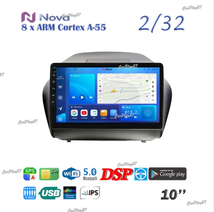 Магнитола штатная Hyundai Tucson 2009