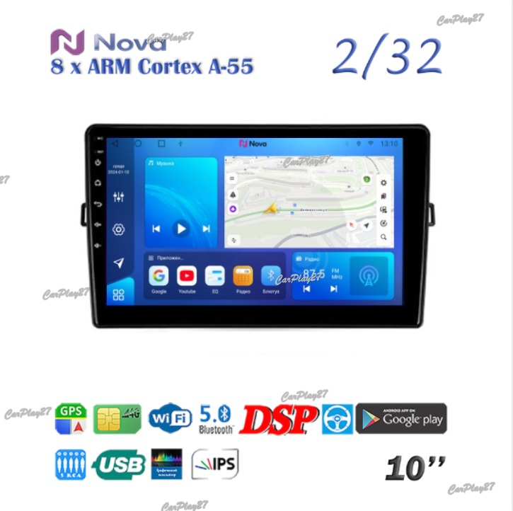 Магнитола штатная Toyota Auris 2006