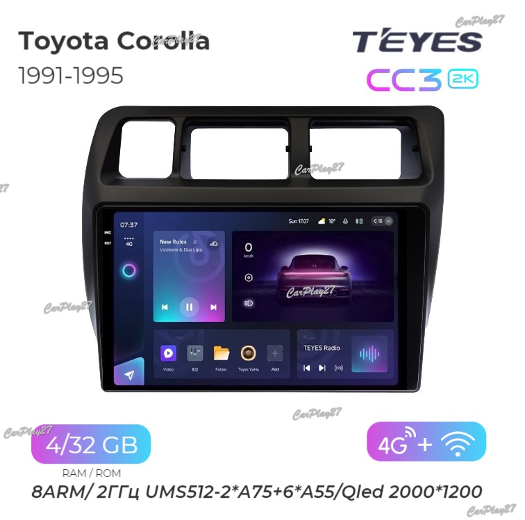 Магнитола штатная Toyota Corolla 1991