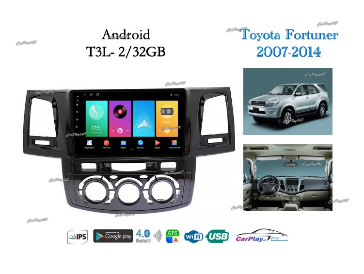 Магнитола штатная Toyota Fortuner 2007