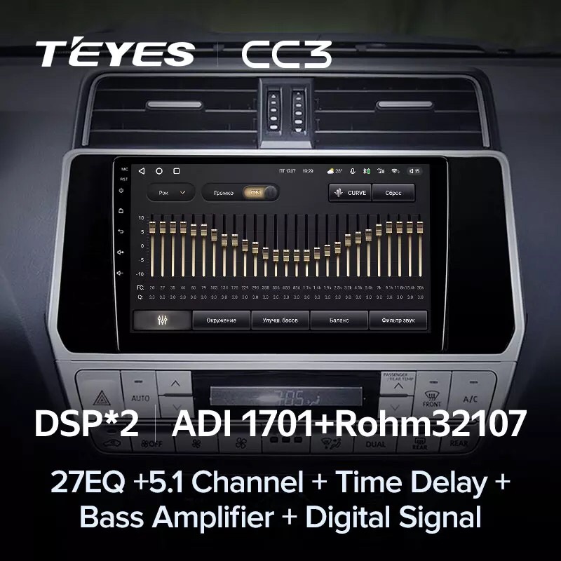 Магнитола штатная Toyota Land Cruiser Prado 150 GRJ150 2017