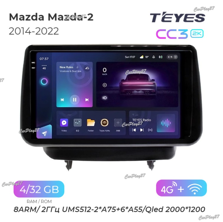 Магнитола штатная Mazda Mazda-2 2014