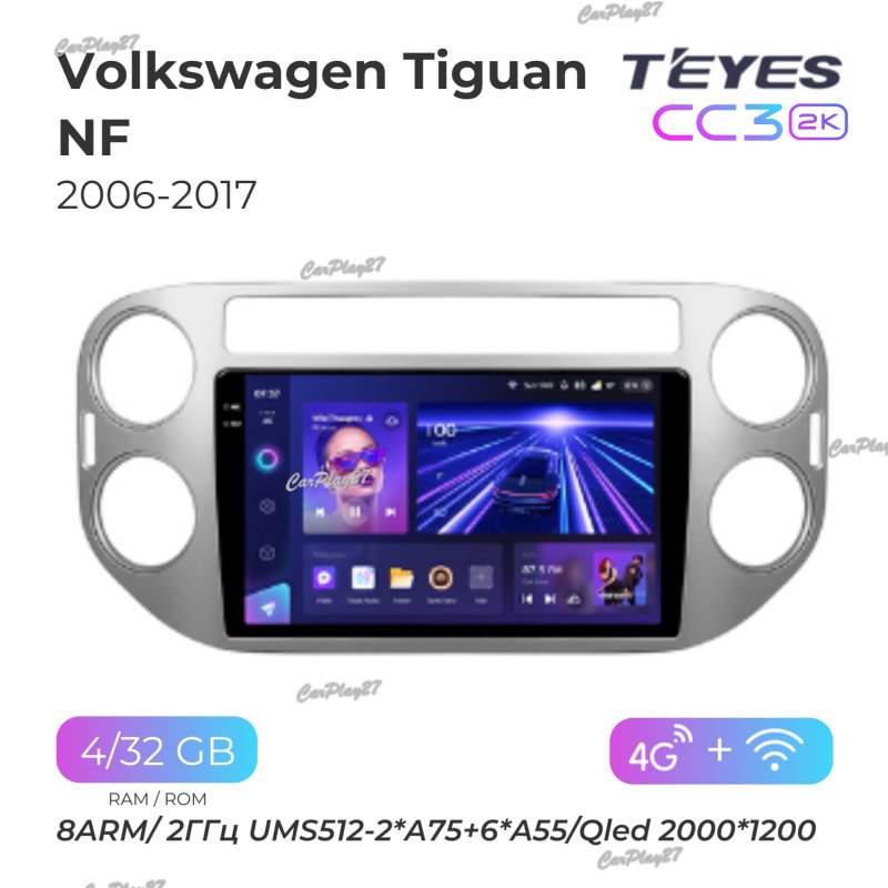 Магнитола штатная Volkswagen Tiguan 2006