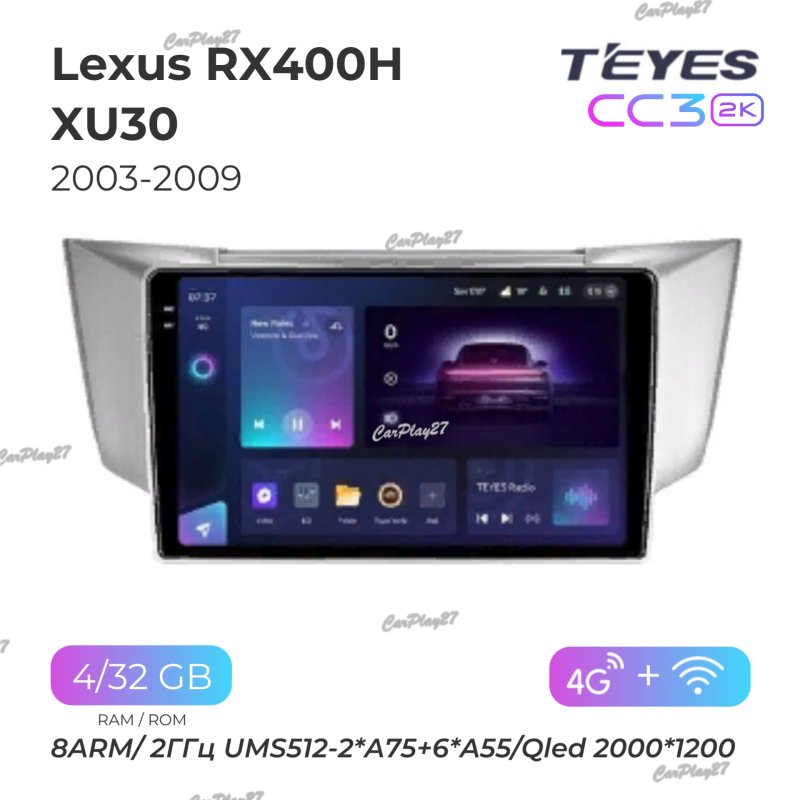 Магнитола штатная Lexus RX400H 2003
