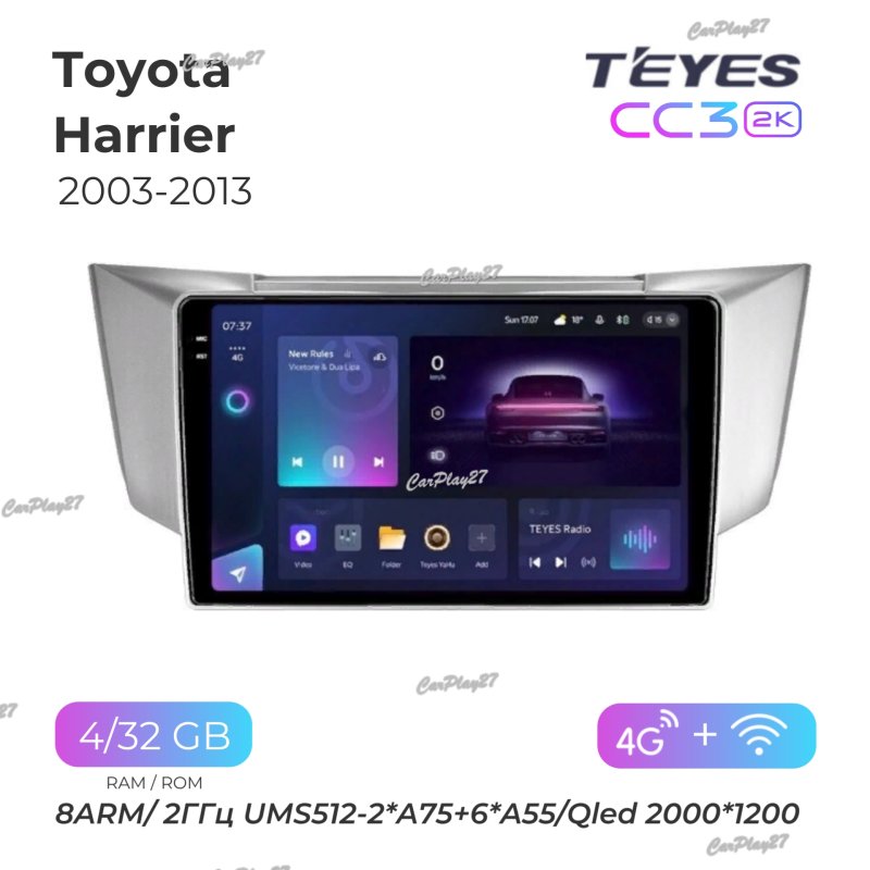 Магнитола штатная Toyota Harrier 2003
