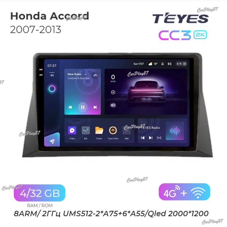 Магнитола штатная Honda Accord 2007