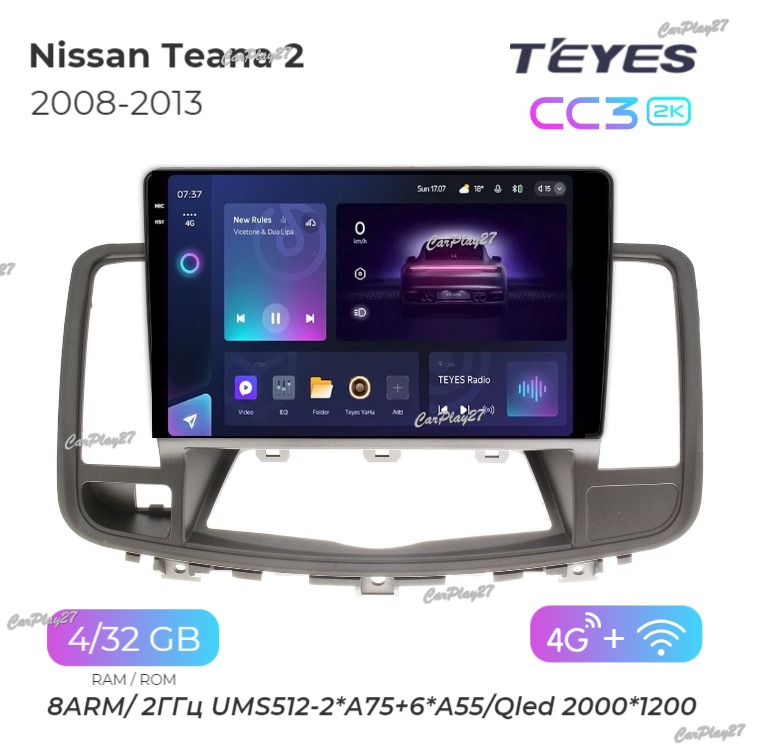 Магнитола штатная Nissan Teana 2 2008