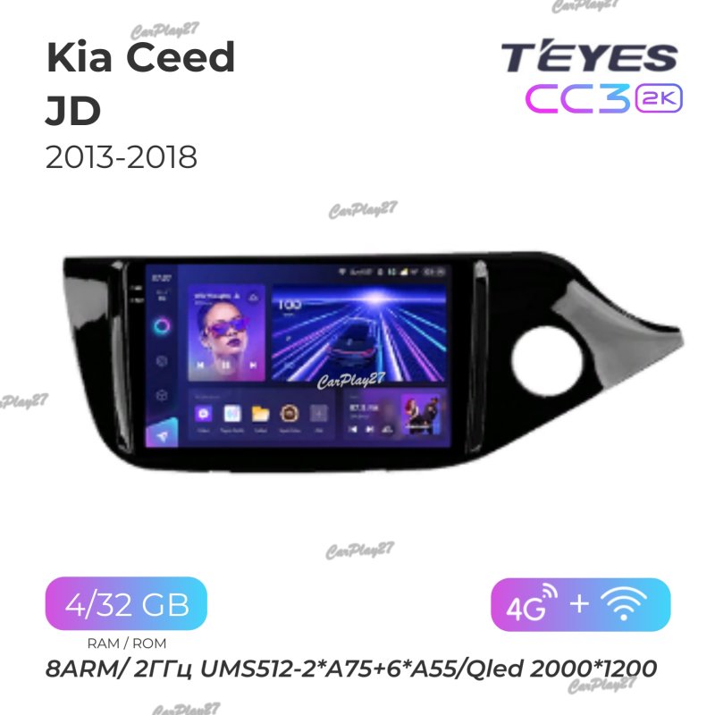 Магнитола штатная Kia Ceed 2013