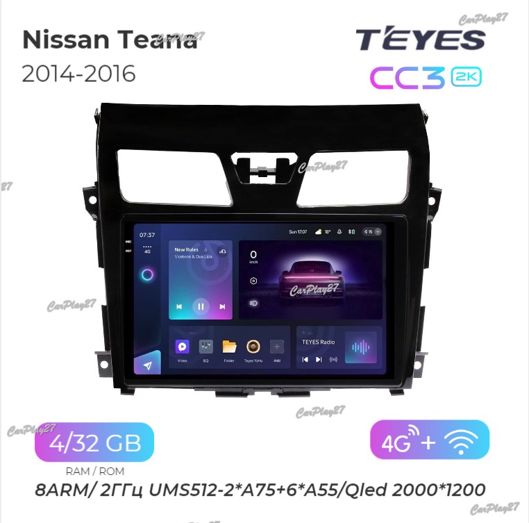 Магнитола штатная Nissan Teana 2014