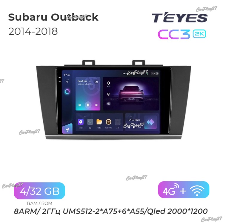 Магнитола штатная Subaru Outback 2014