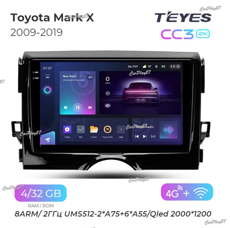 Магнитола штатная Toyota Mark X 2009