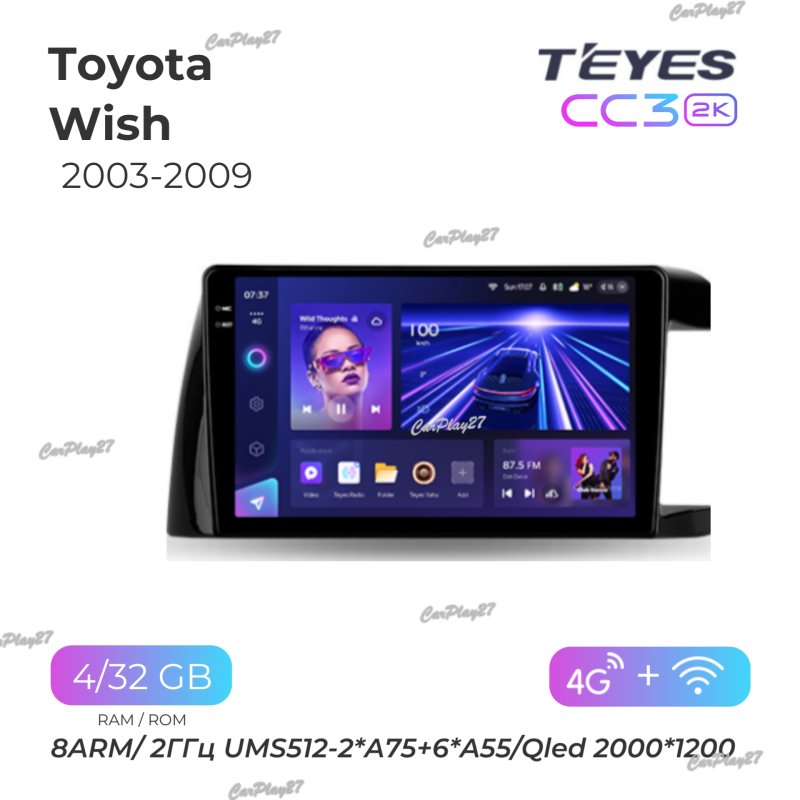 Магнитола штатная Toyota Wish 2003