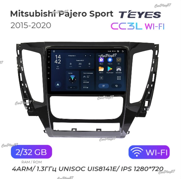 Магнитола штатная Mitsubishi Pajero Sport 2015