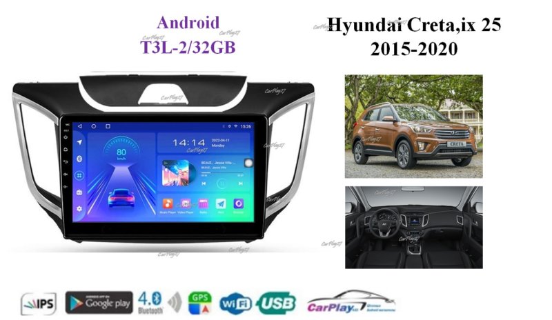 Магнитола штатная Hyundai Creta 2015